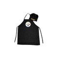 Pro Specialties Group Pro Specialties Group PSG-Z180066-IFS Pittsburgh Steelers NFL Barbeque Apron & Chefs Hat PSG-Z180066-IFS